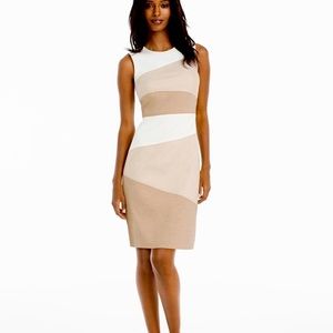 WHBM Colorblock Sheath dress, size 6